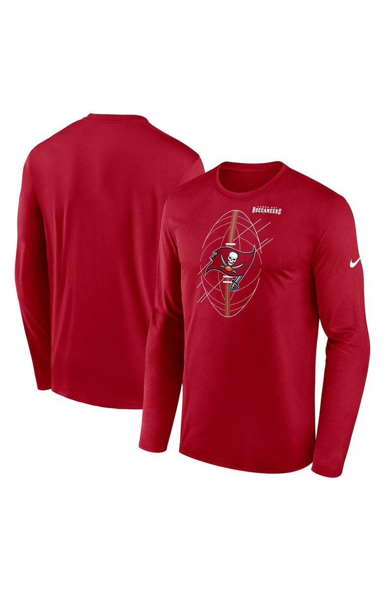 Nike Men's Nike Red Tampa Bay Buccaneers Legend Icon Long Sleeve T-Shirt, Main, color, Red