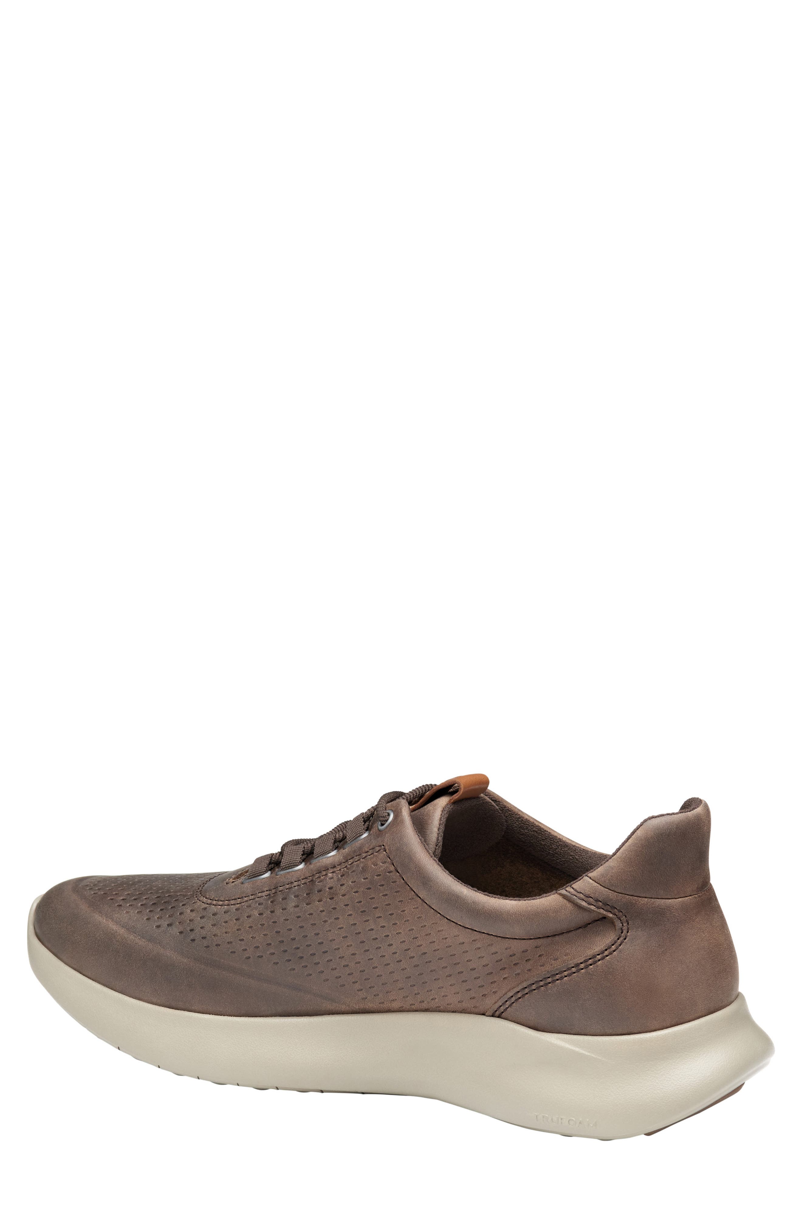 Johnston 
Murphy Amherst 2.0 U-Throat Leather Sneaker, Alternate, color, Stone Oiled Full Grain