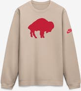 Nike Men's Nike Sand Buffalo Bills I-Formation Rewind Club Crew Sweatshirt