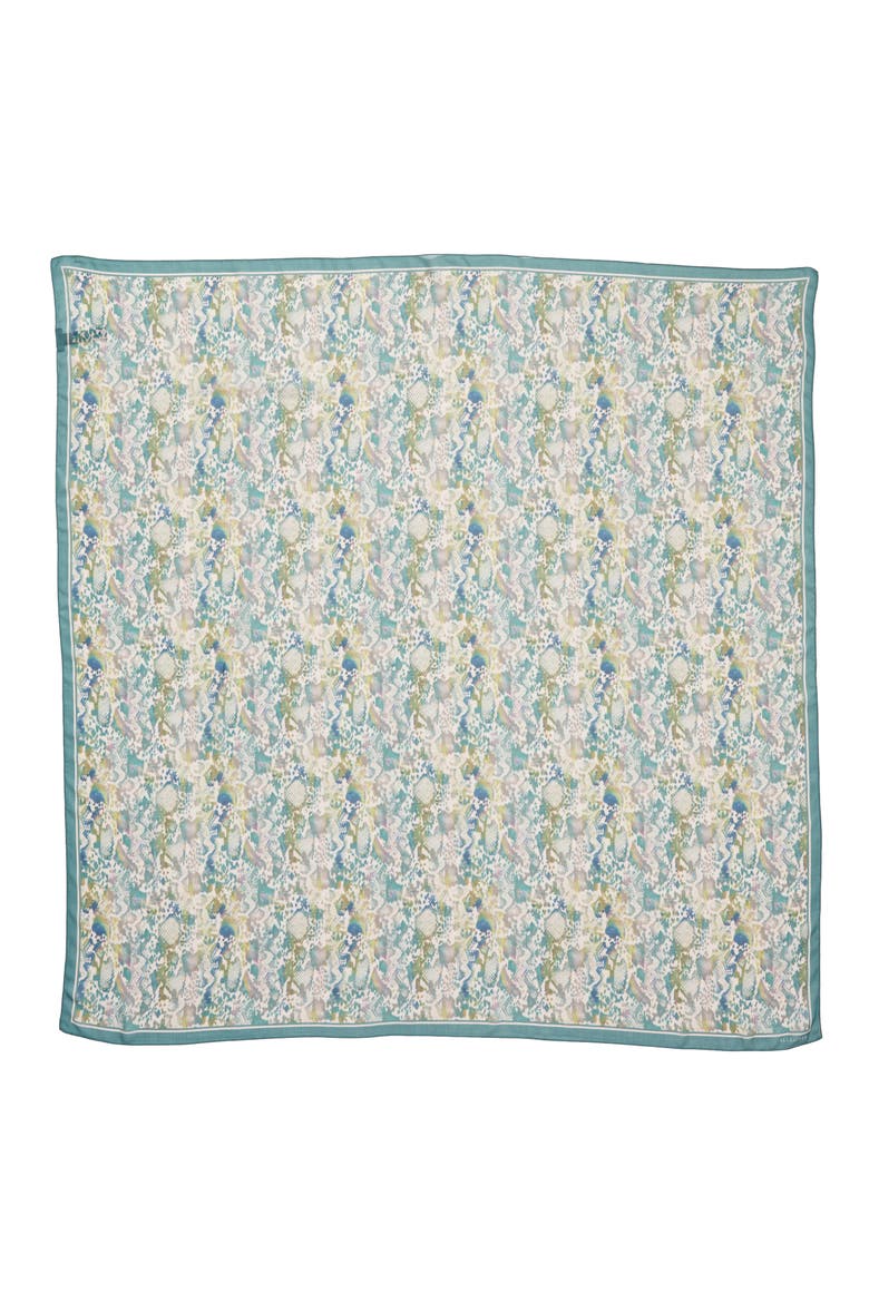 Masala Mix Square Silk Scarf, Alternate, color, RAINBOW KHAKI