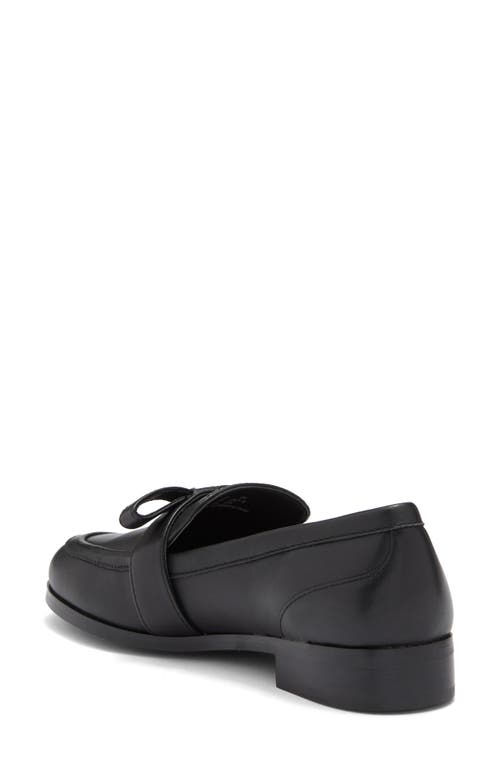 Stuart Weitzman Emma Bow Loafer In Black