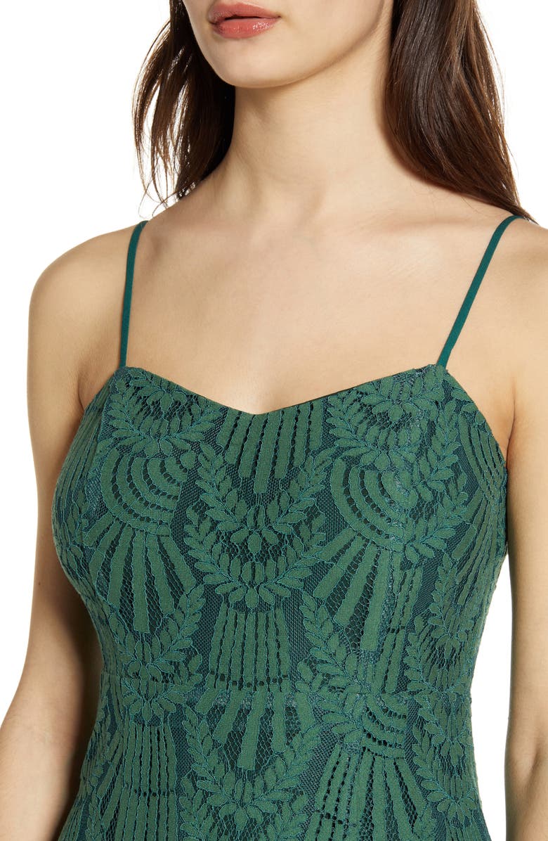 4SI3NNA Sleeveless Lace Midi Dress, Alternate, color, 