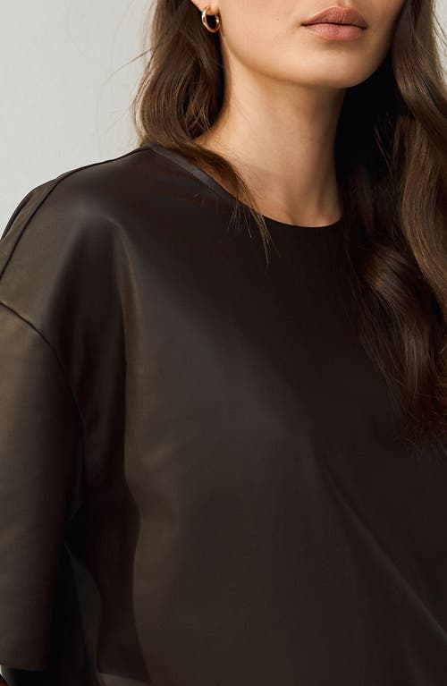 Next Coated T-shirt In Brown