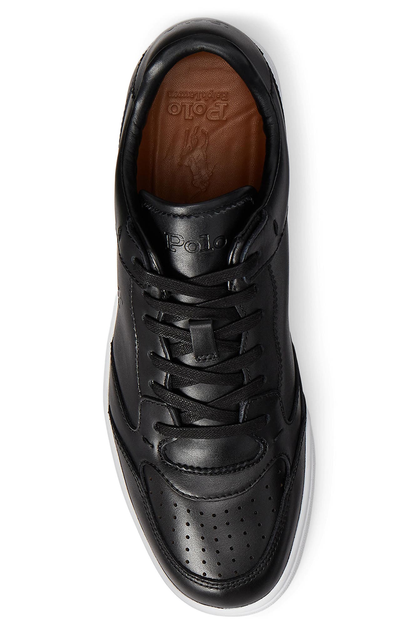 Ralph Lauren Polo Court Lux Sneaker, Alternate, color, 