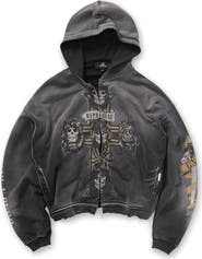 Represent G 'n' R Cross Graphic Zip Hoodie
