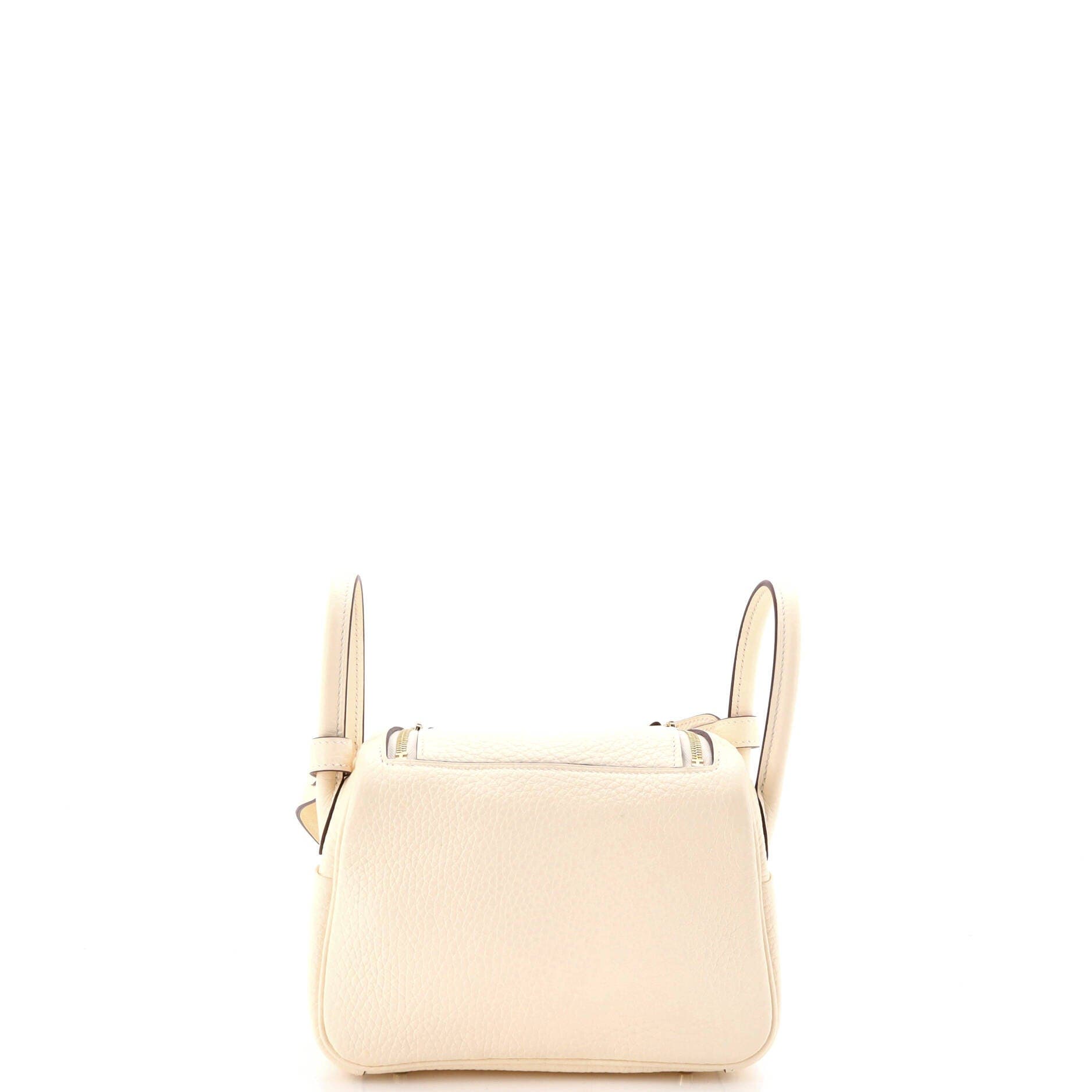 Pre-Owned Hermes Lindy Bag Clemence Mini, Alternate, color, Nata