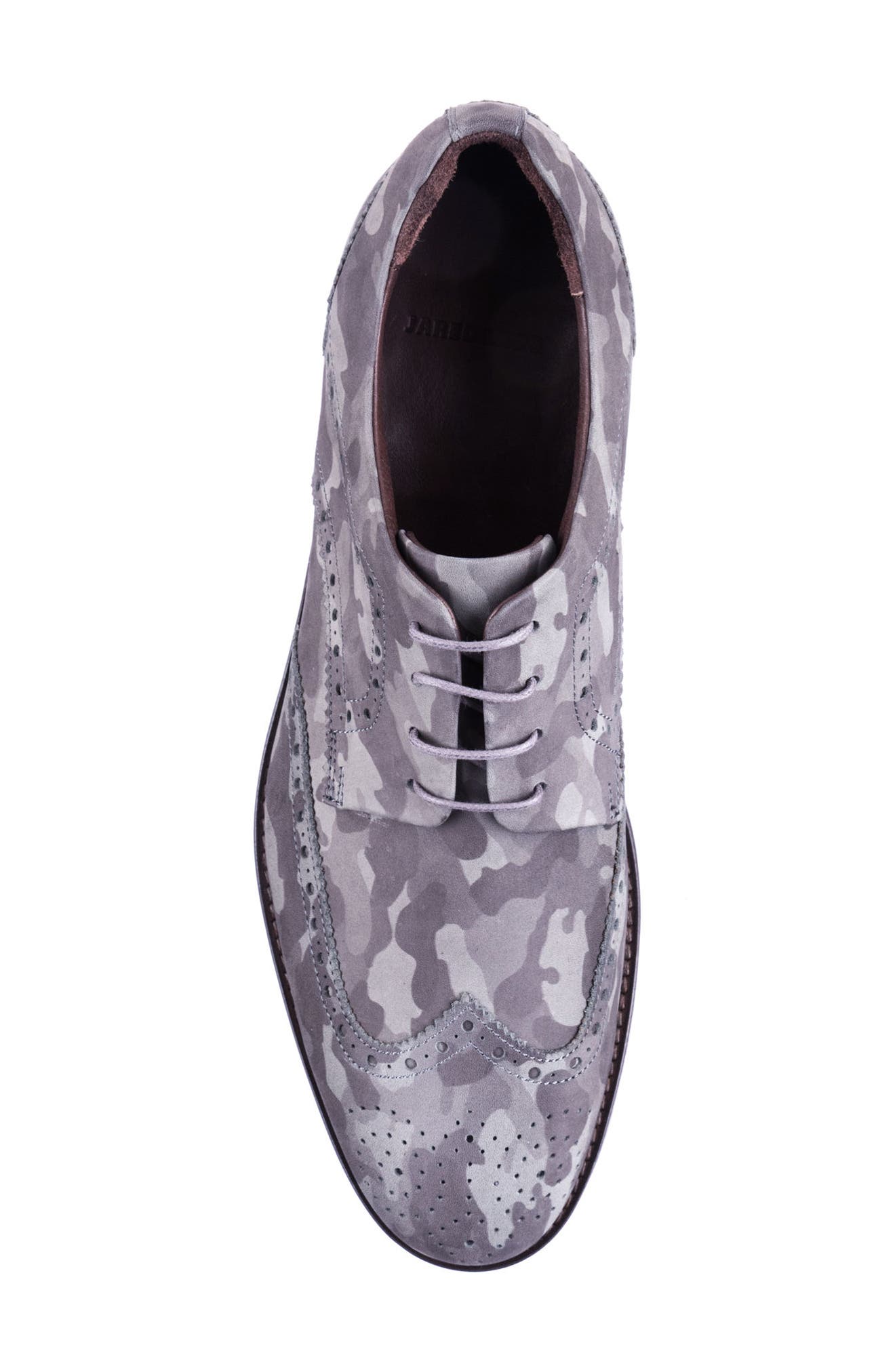 Jared Lang Caleb Camo Wingtip Derby, Alternate, color, 