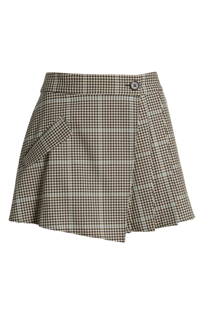 Rails Adriana Check Miniskirt, Alternate, color, Teal Multi Check