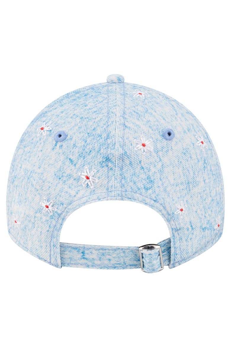 Women's New Era  Light Blue Boston Red Sox Daisy All Over 9TWENTY Adjustable Hat, Alternate, color, Light Blue