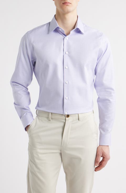 Premium Non-Iron Trim Fit Dress Shirt (Regular, Big & Tall)