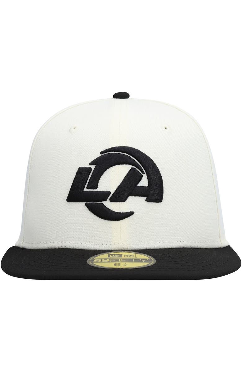 New Era Men's New Era Cream/Black Los Angeles Rams Chrome Collection ...