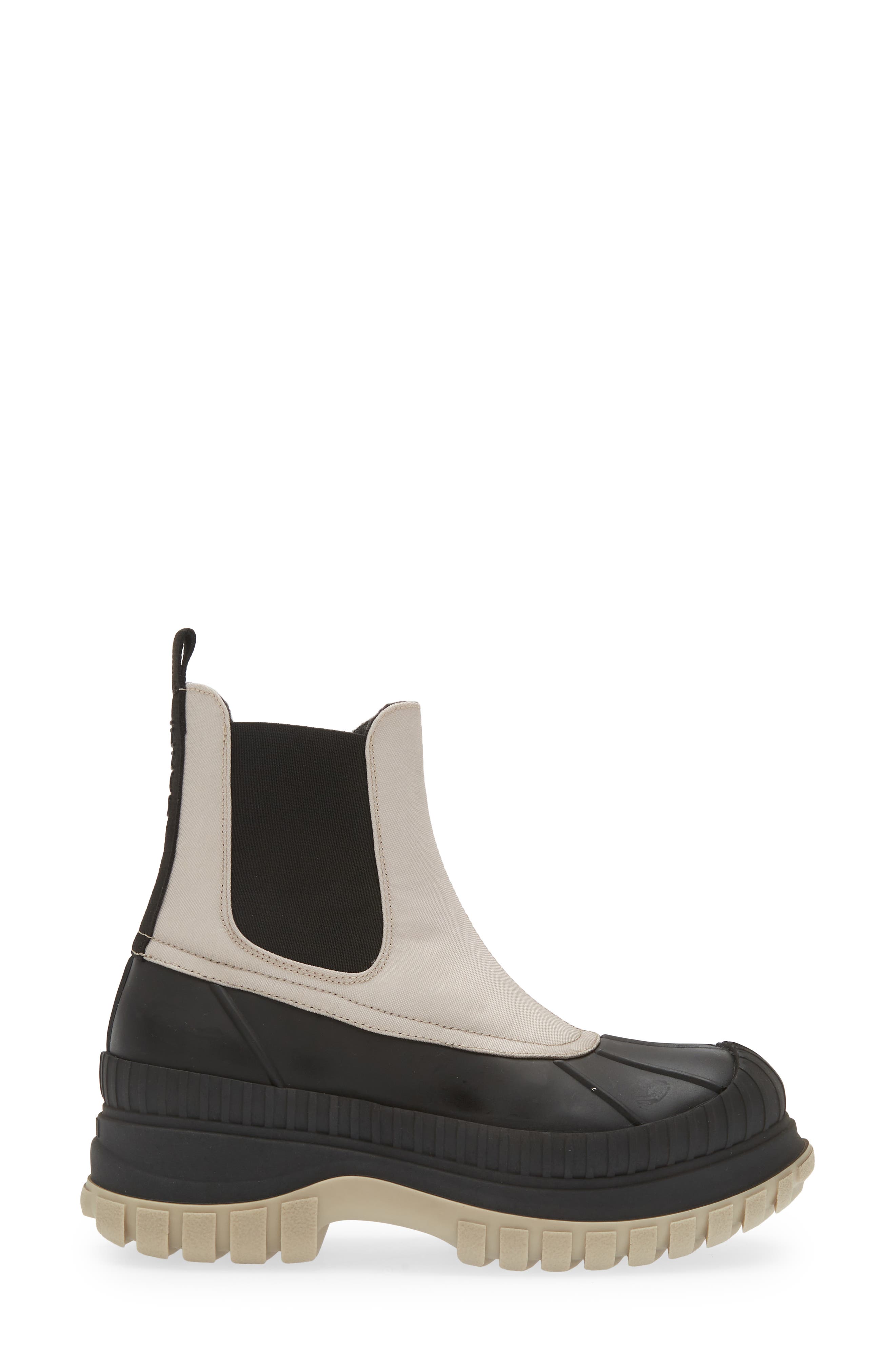 Ganni Outdoor Water Repellent Chelsea Duck Boot, Alternate, color, 