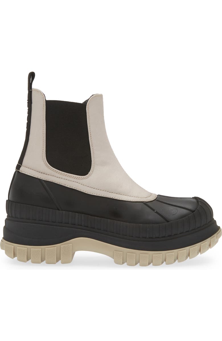 Ganni Outdoor Water Repellent Chelsea Duck Boot, Alternate, color,