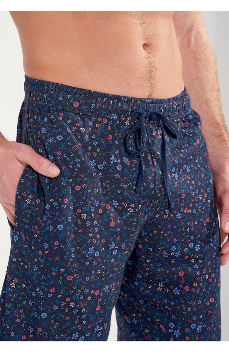 HOM Broceliande Short Pajama Set, Alternate, color, Navy Print