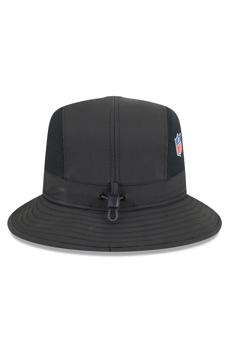 New Era Men's New Era Black Las Vegas Raiders 2025 Sideline Bucket Hat, Alternate, color, Black