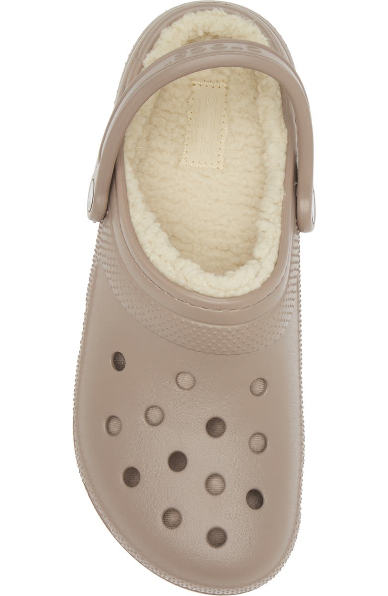 CROCS <sup>™</sup> Classic Lined Slipper, Alternate, color, Mushroom/ Bone