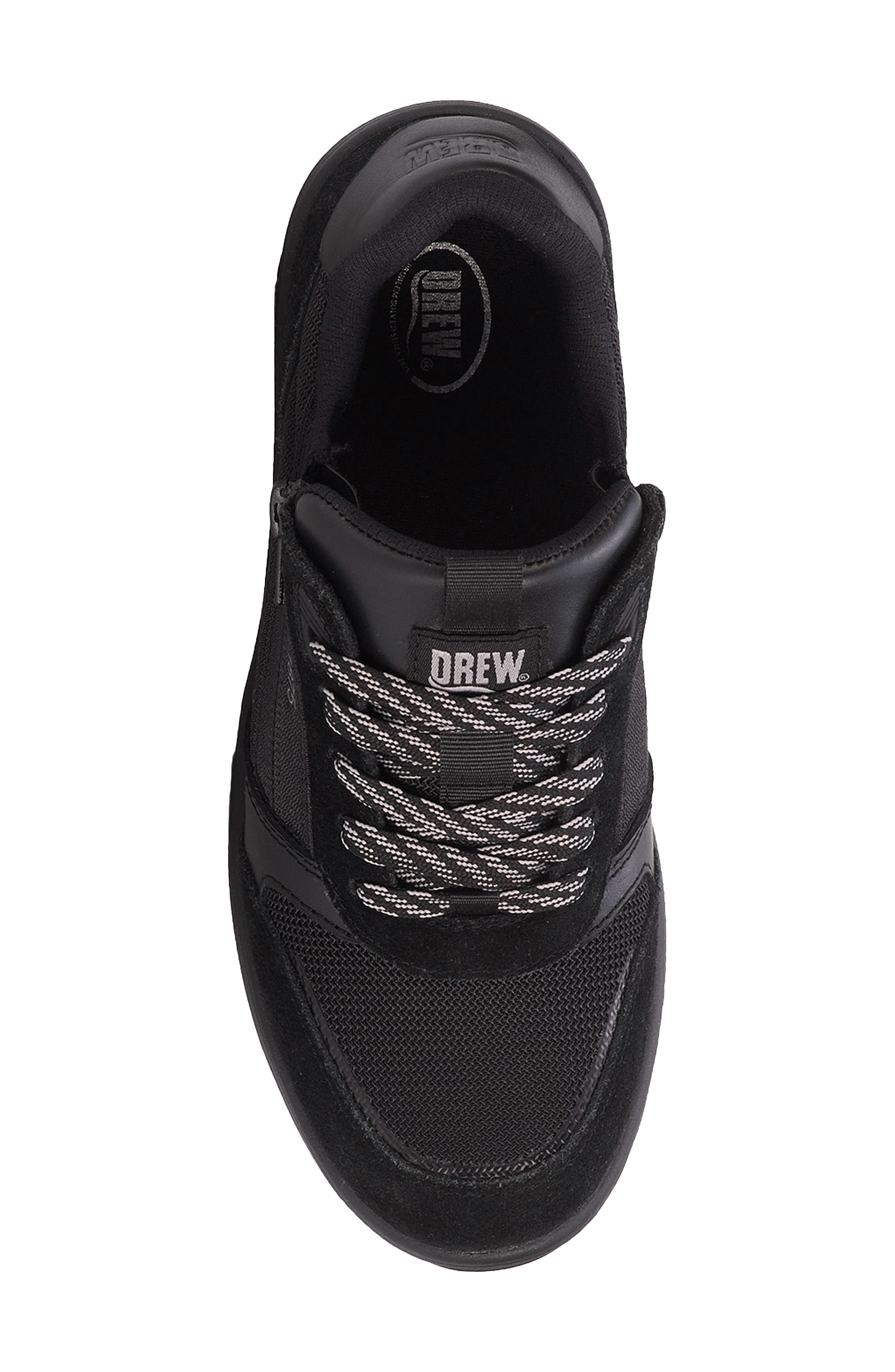 DREW Happy Sneaker, Alternate, color, Solid Black Combo