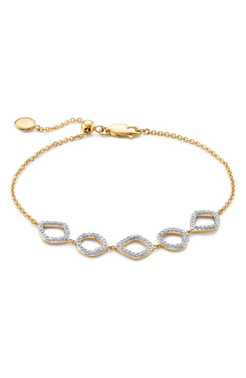 Siren 18K Rose Gold Vermeil Pink Quartz Mini Nugget Pendant Necklace