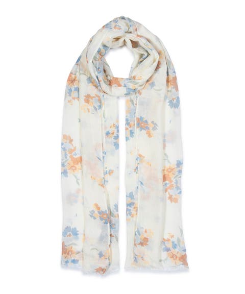 Floral Crinkled Wrap