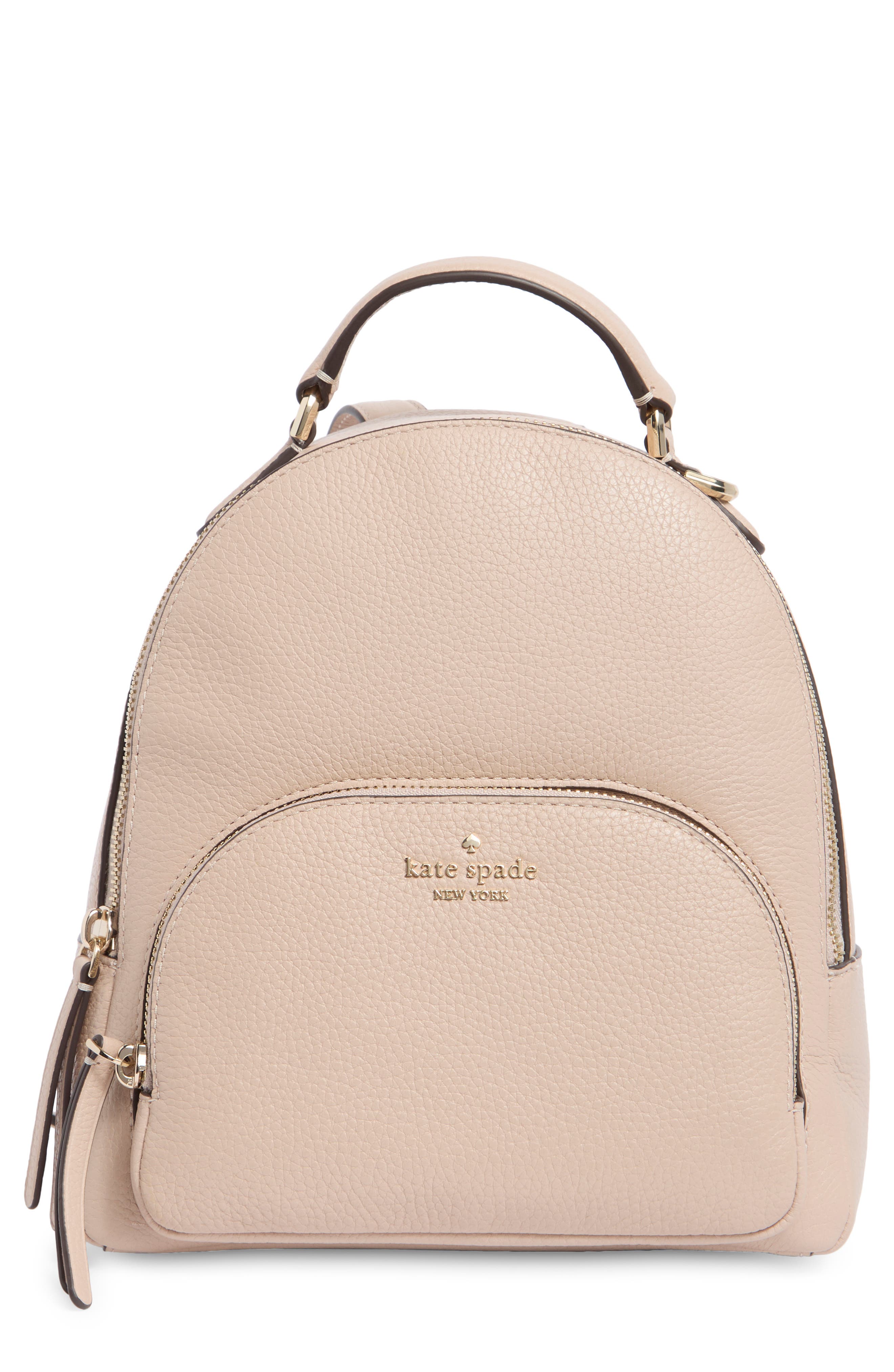 Kate Spade New York leather backpack, Main, color, 