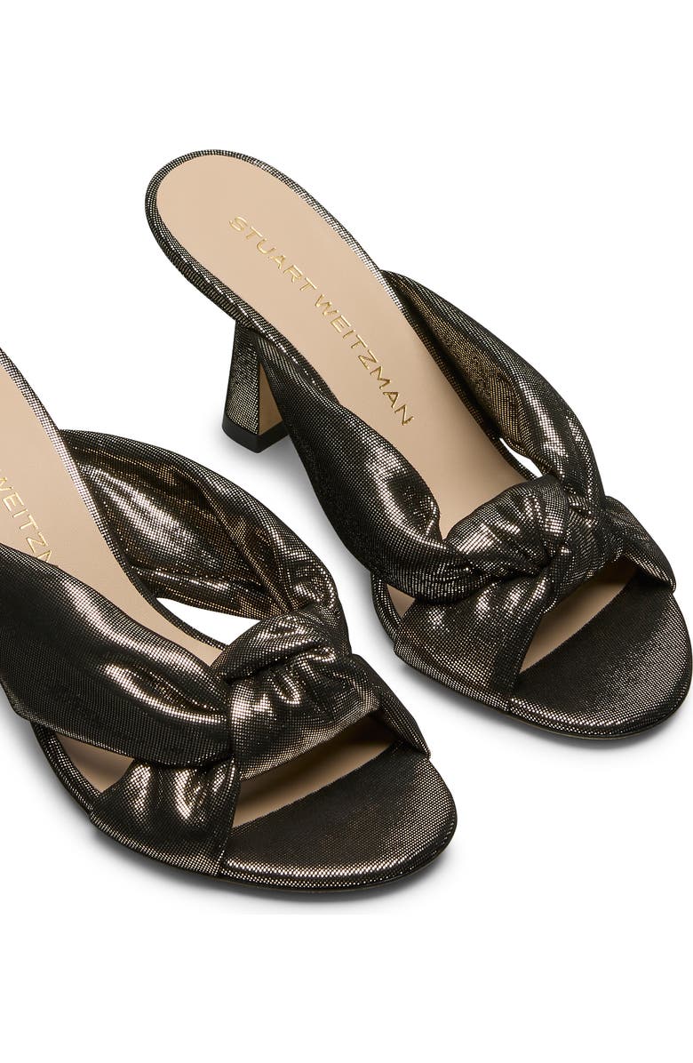 Stuart Weitzman Soplaya Slide 75 Sandal, Alternate, color, Gunmetal