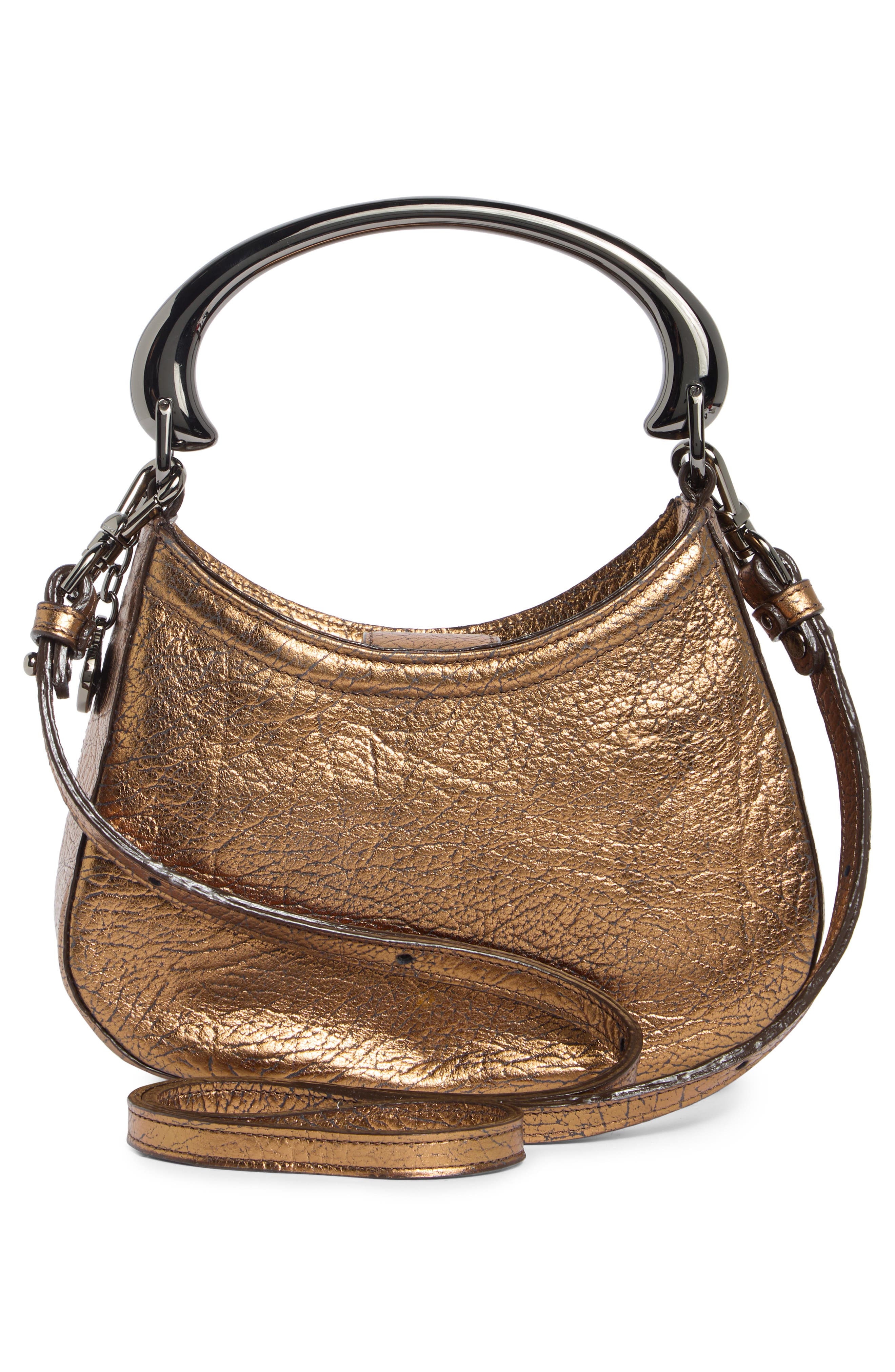 Brielle Top Handle Bag, Alternate, color, BRONZE DUCHESS