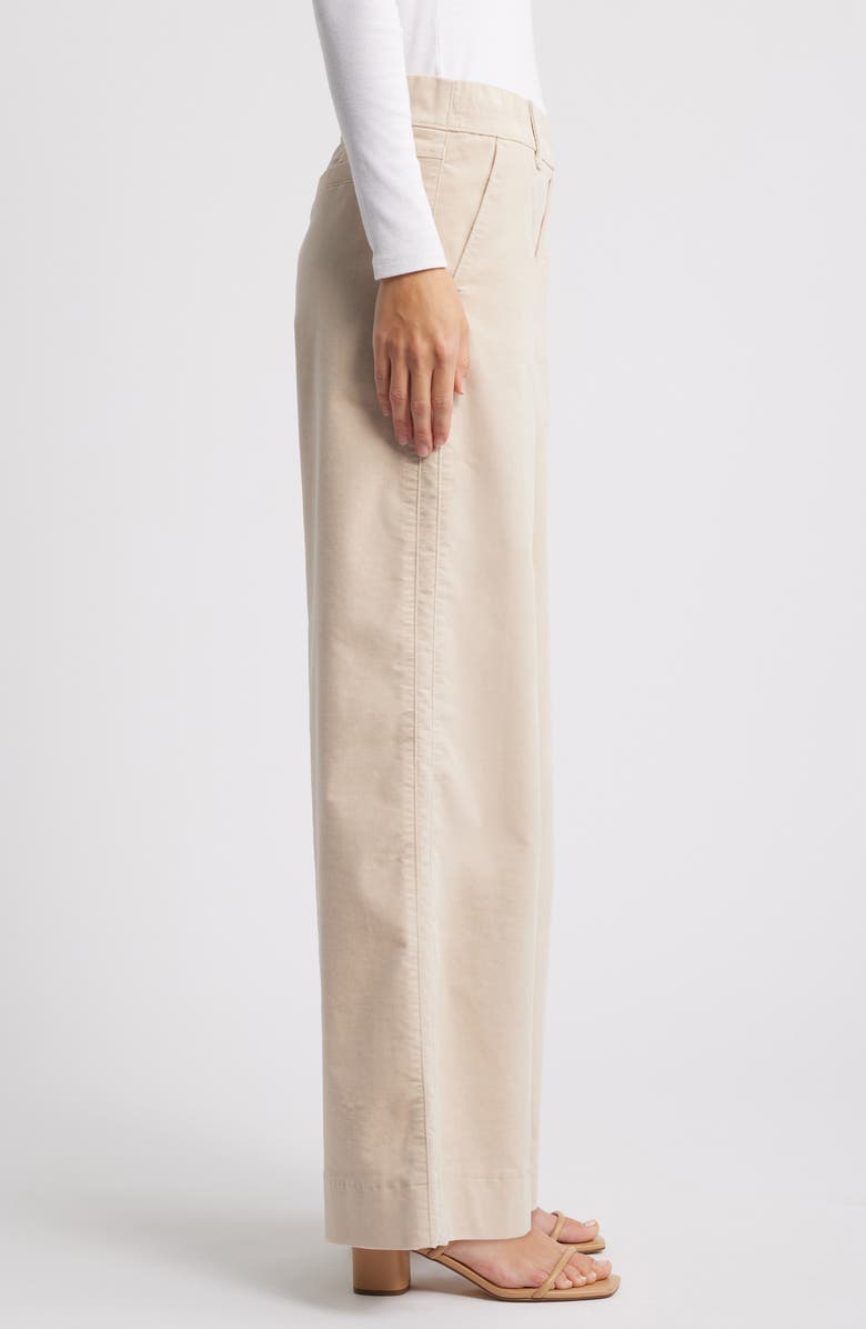 Wit & Wisdom 'Ab'Solution Skyrise Pull-On Wide Leg Twill Pants, Alternate, color, 