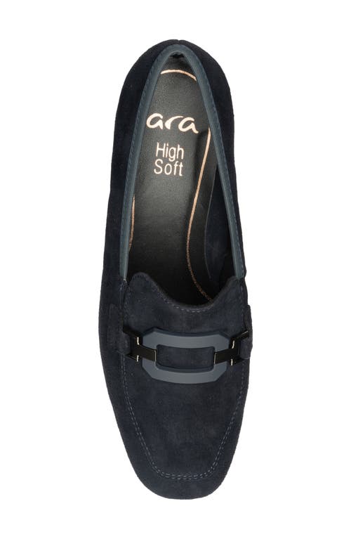 Ara Giza Loafer Pump In Blue