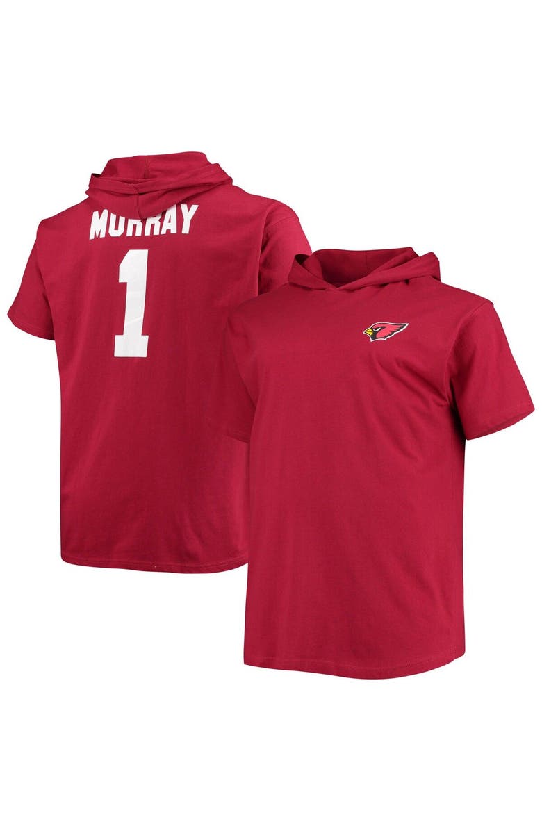 FANATICS Men's Fanatics Branded Kyler Murray Cardinal Arizona Cardinals Big & Tall Player Name & Number Hoodie T-Shirt, Main, color, 