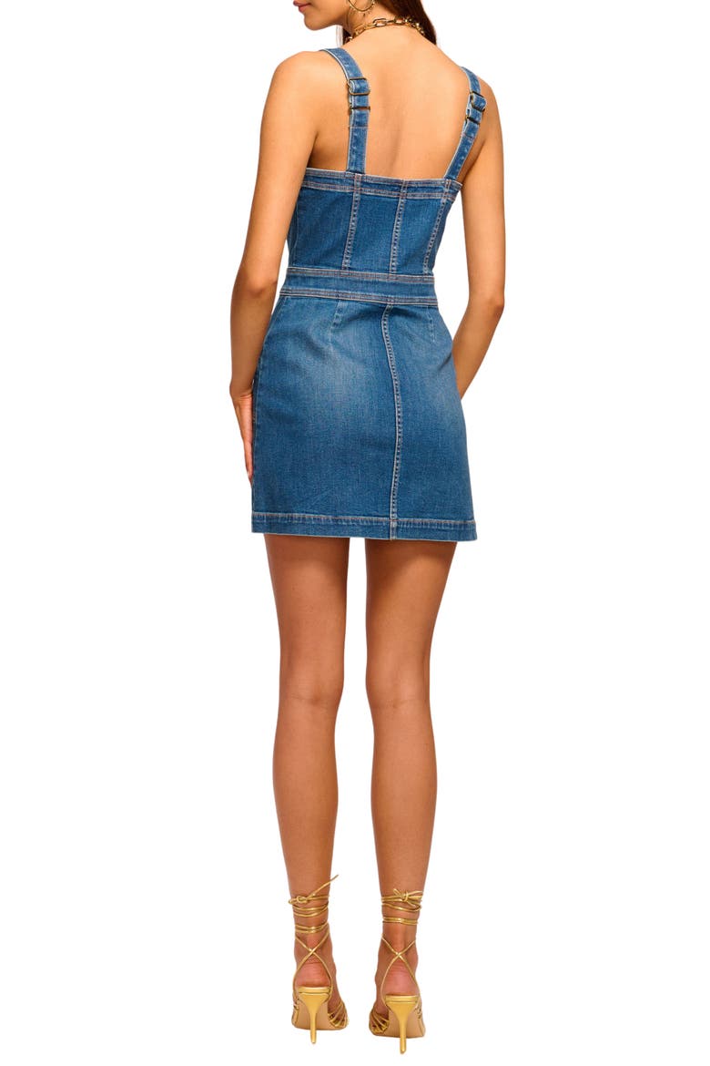 Tammy Denim Minidress, Alternate, color, MEDIUM WASH
