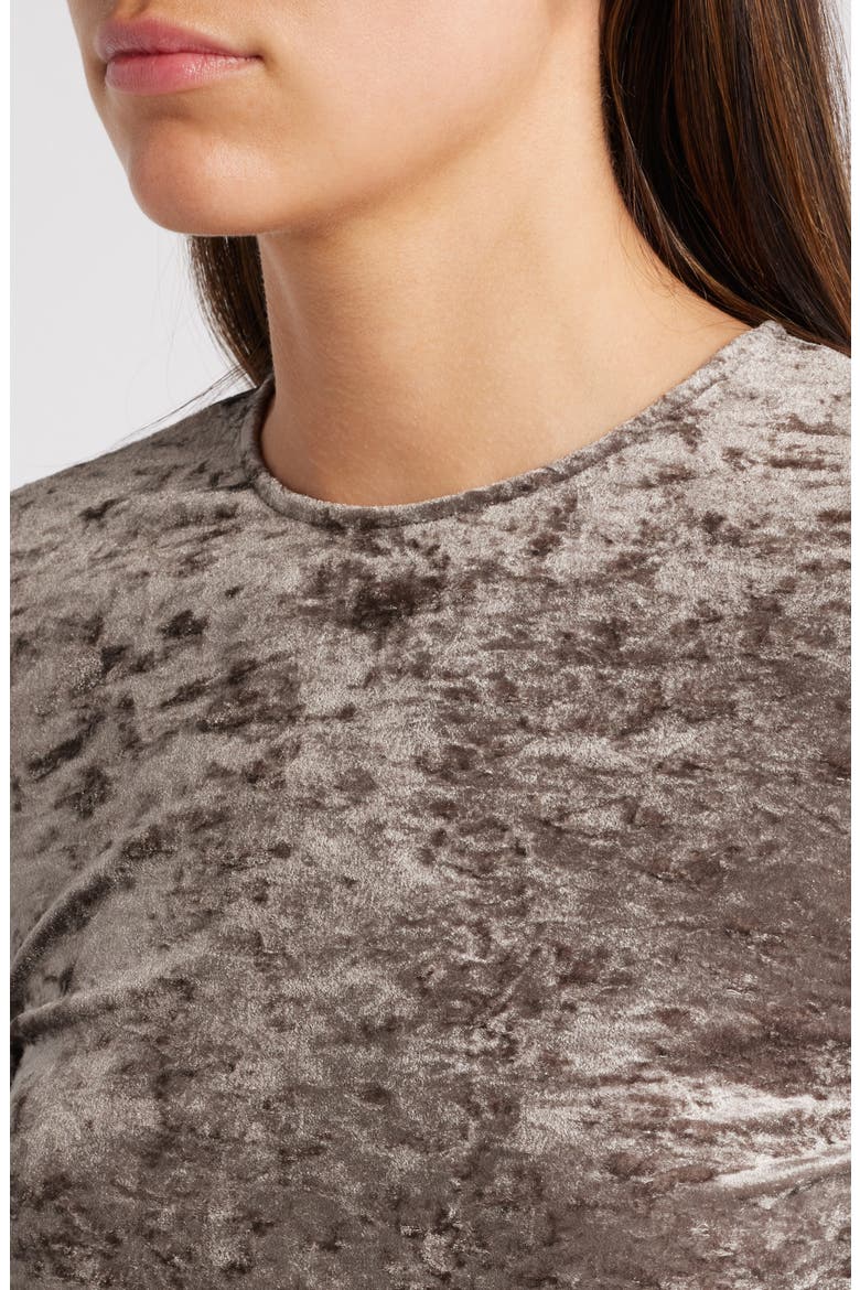Crushed Velvet Top, Alternate, color, DUSK