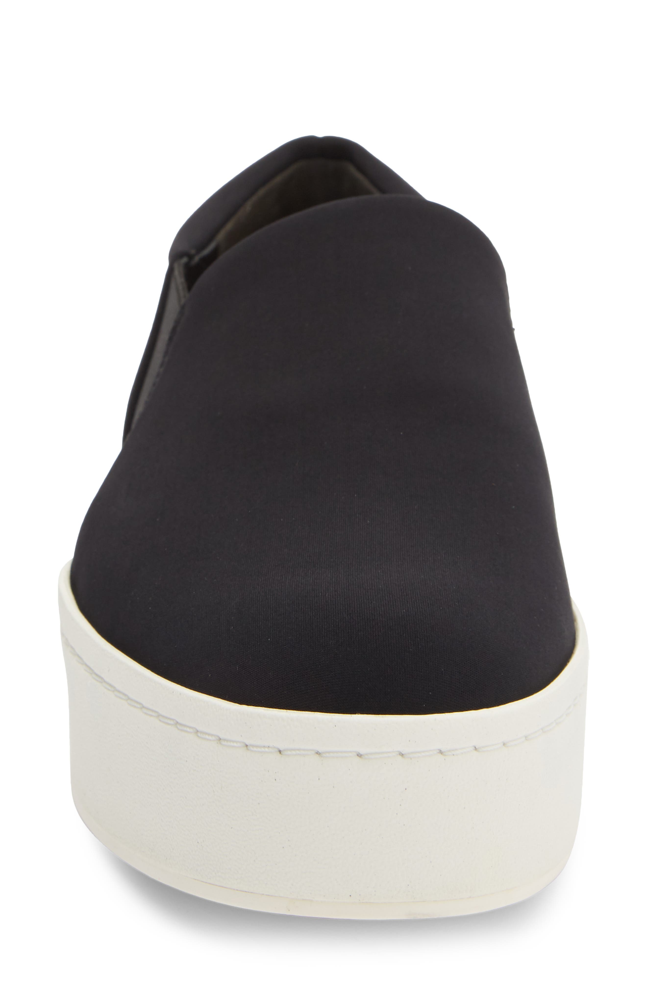 Vince Warren Platform Slip-On Sneaker, Alternate, color, Black