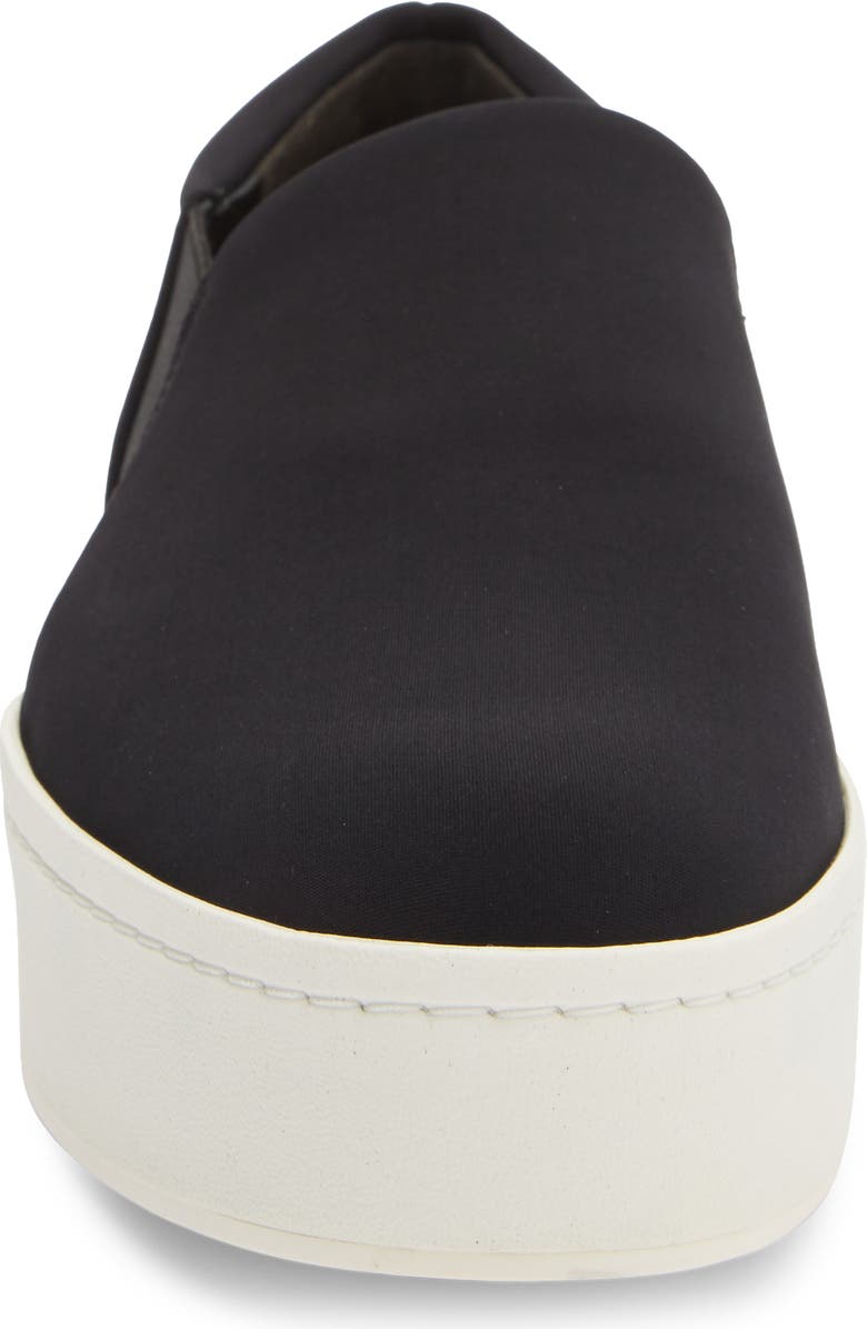 Vince Warren Platform Slip-On Sneaker, Alternate, color, Black