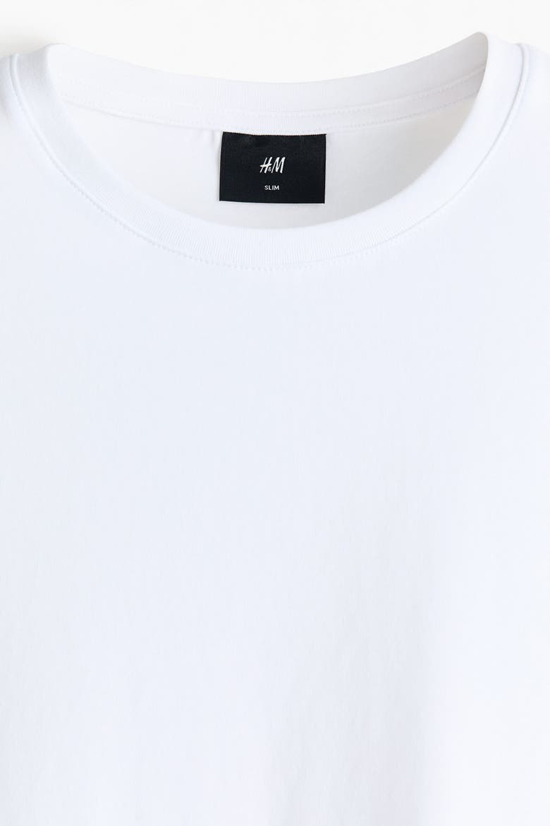 3-pack Slim Fit T-shirts, Alternate, color, Navy blue/Dusty blue/White
