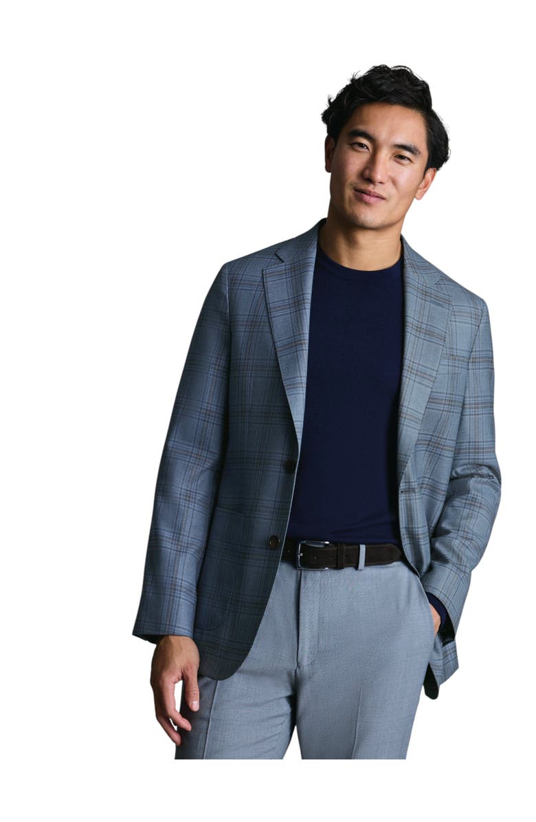 Charles Tyrwhitt Italian Jacket, Main, color, Mid Blue