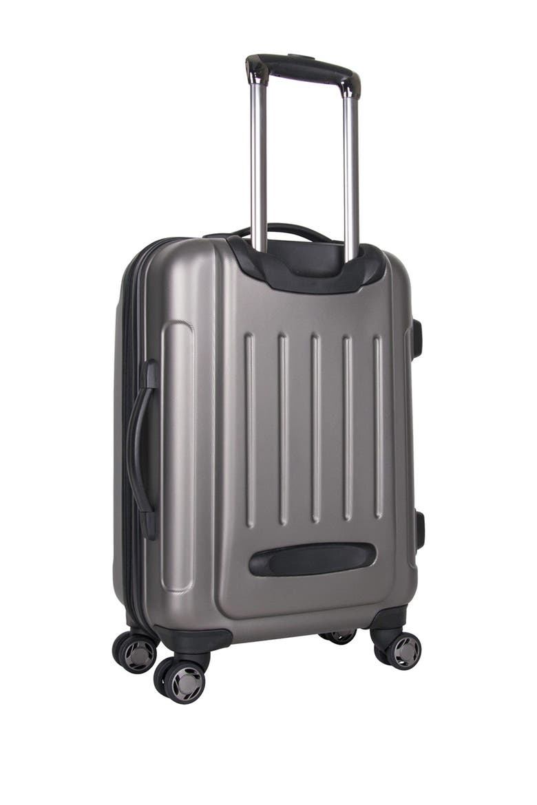 Renegade 3-Piece Lightweight Hardside Expandable Luggage Set, Alternate, color, SILVER
