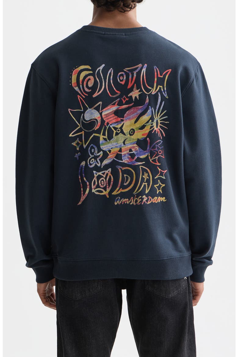 Graphic Print Sweatshirt, Alternate, color, CARBON