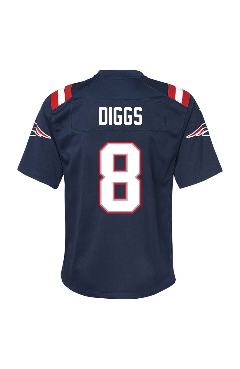Nike Youth Nike Stefon Diggs Navy New England Patriots Team Game Jersey, Alternate, color, Navy