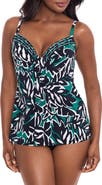 Miraclesuit® Palma Verde Marina Tankini Bikini Top