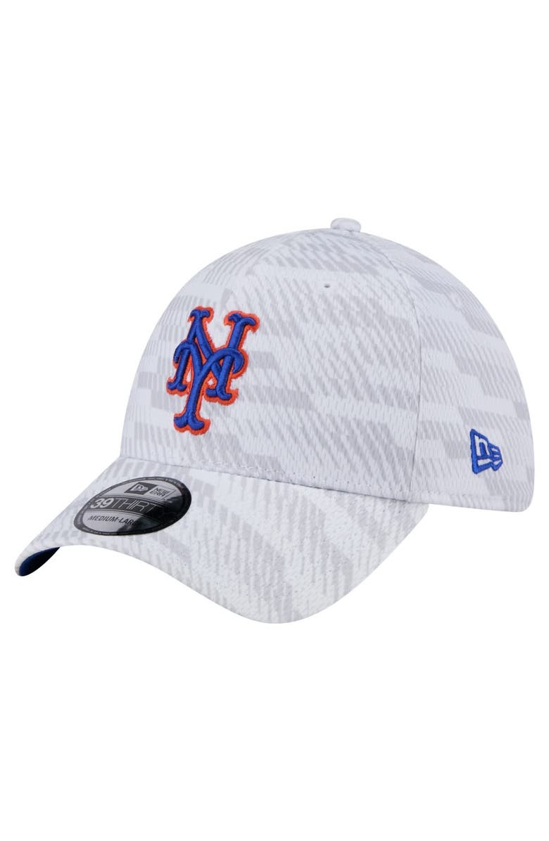 New Era Men's New Era White New York Mets Graded 39THIRTY Stretch Fit Hat, Main, color,