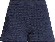 ST. JOHN Re-Edition Textured Knit Shorts