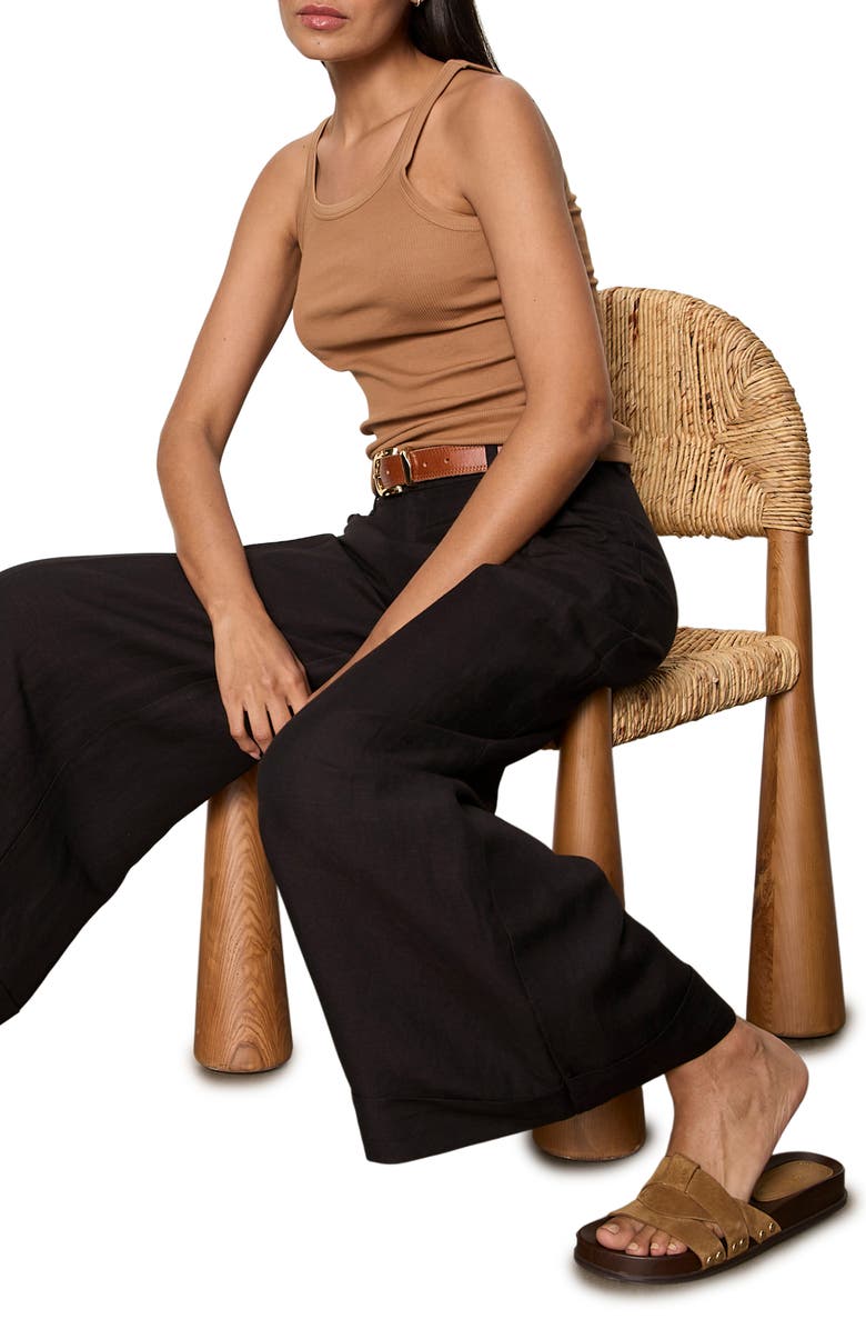 Sanctuary Terrace Linen Blend Wide Leg Pants, Alternate, color, 