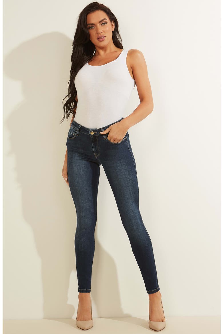 Sexy Curve Skinny Jeans, Alternate, color, CUMB-BROWN