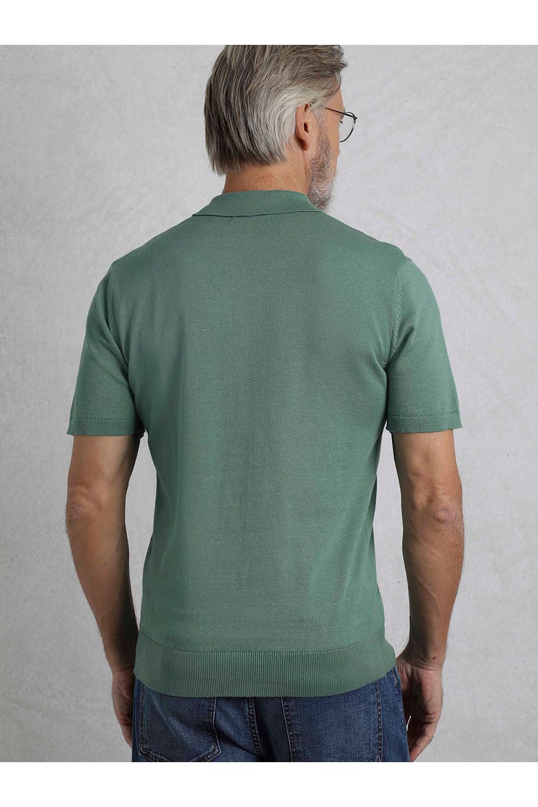 Quentin Short Sleeve Knitted Polo, Alternate, color, Ivy