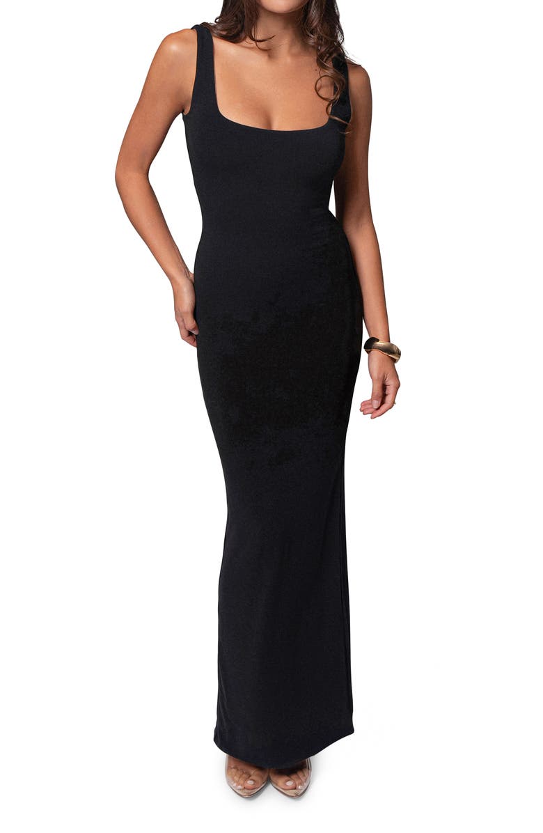 JLUXLABEL Keidi Reversible Stretch Maxi Dress, Main, color,