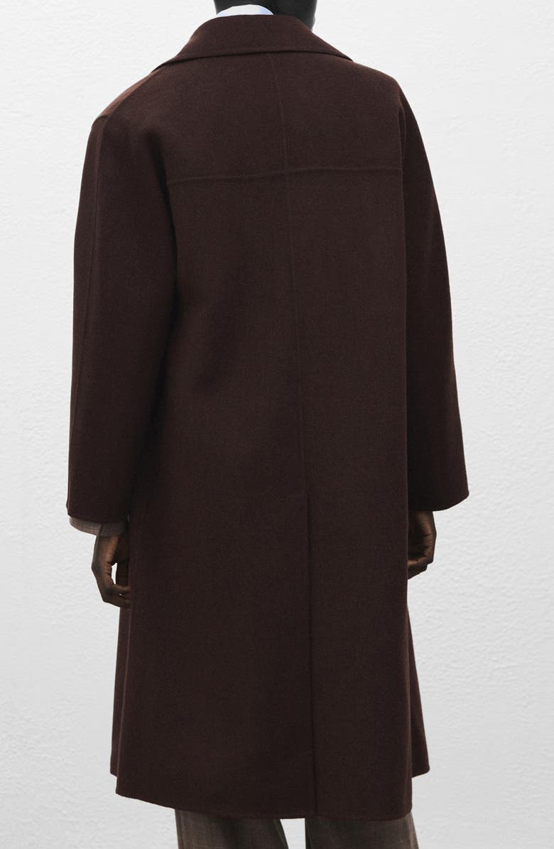 Picarol Double Breasted Wool Blend Coat