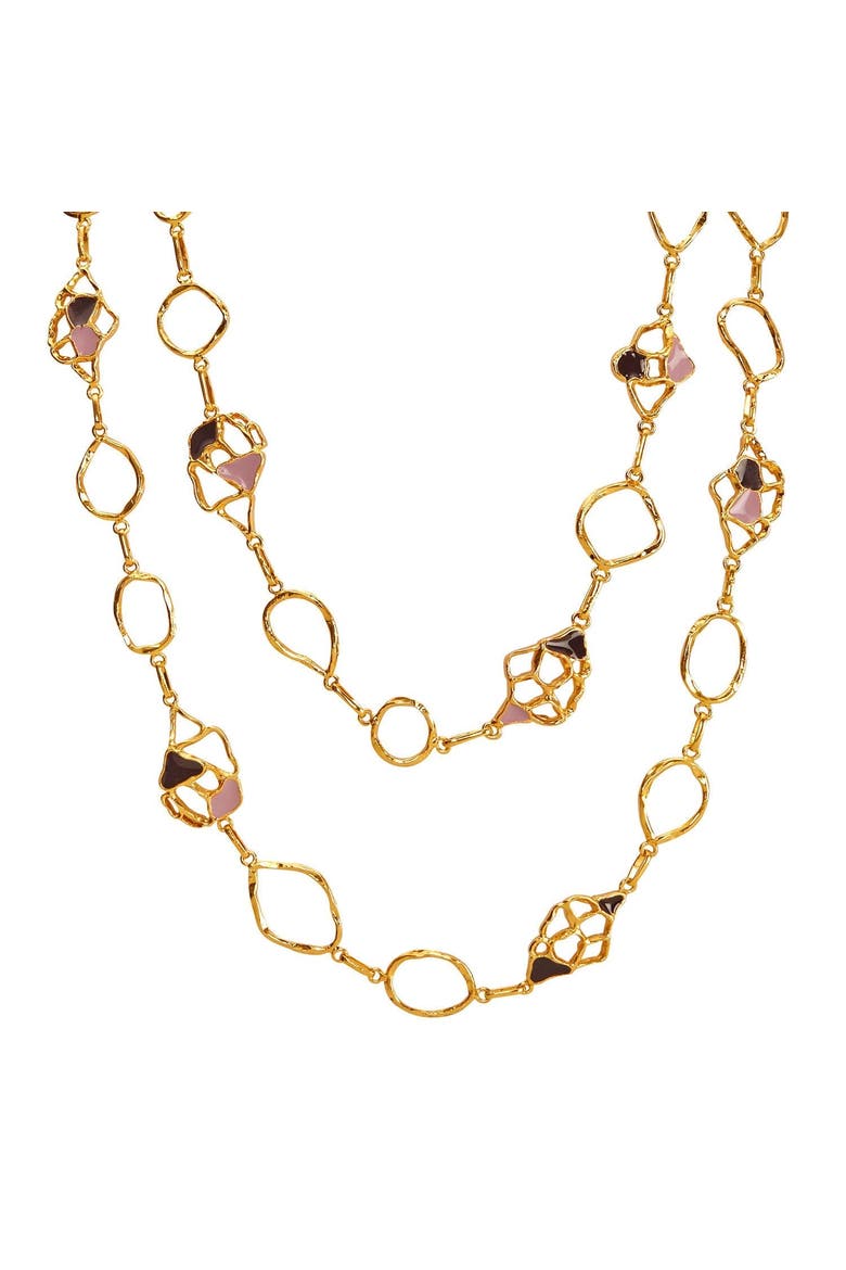 MIVA NECKLACE, Alternate, color, Gold Plated