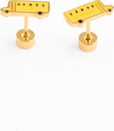 Pip Pop Girls' School Bus Flatback Stud Hypoallergenic Earrings