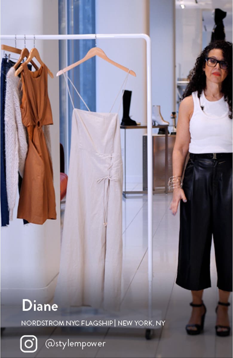 free-est Francesca Cotton & Linen Midi Dress, sales video thumbnail