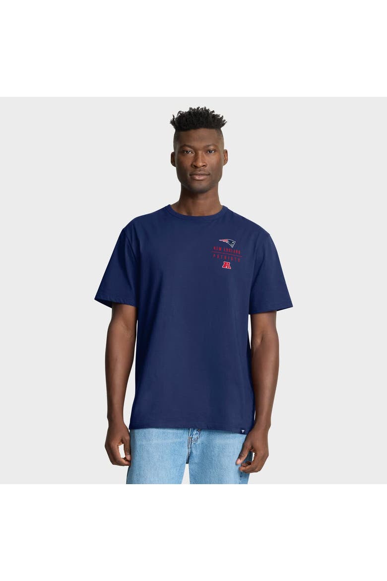 Men's Fanatics Navy New England Patriots Passing Pocket Legacy T-Shirt, Main, color, Navy